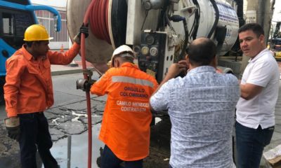 Essmar atendió y solucionó oportunamente rebosamiento en el barrio El Prado