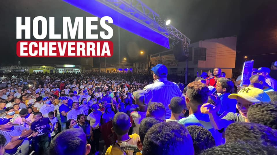 Holmes Echeverría visitó Guacamayal y recibió apoyo masivo