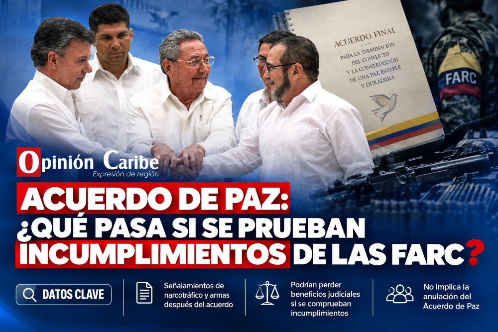 ACUERDO DE PAZ: ¿QUÉ PASA SI SE PRUEBAN INCUMPLIMIENTOS DE LAS FARC?