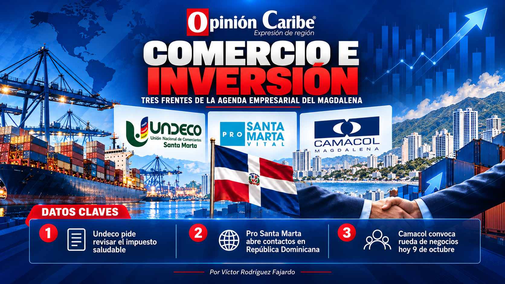 Comercio e inversión: Tres frentes de la agenda empresarial del Magdalena