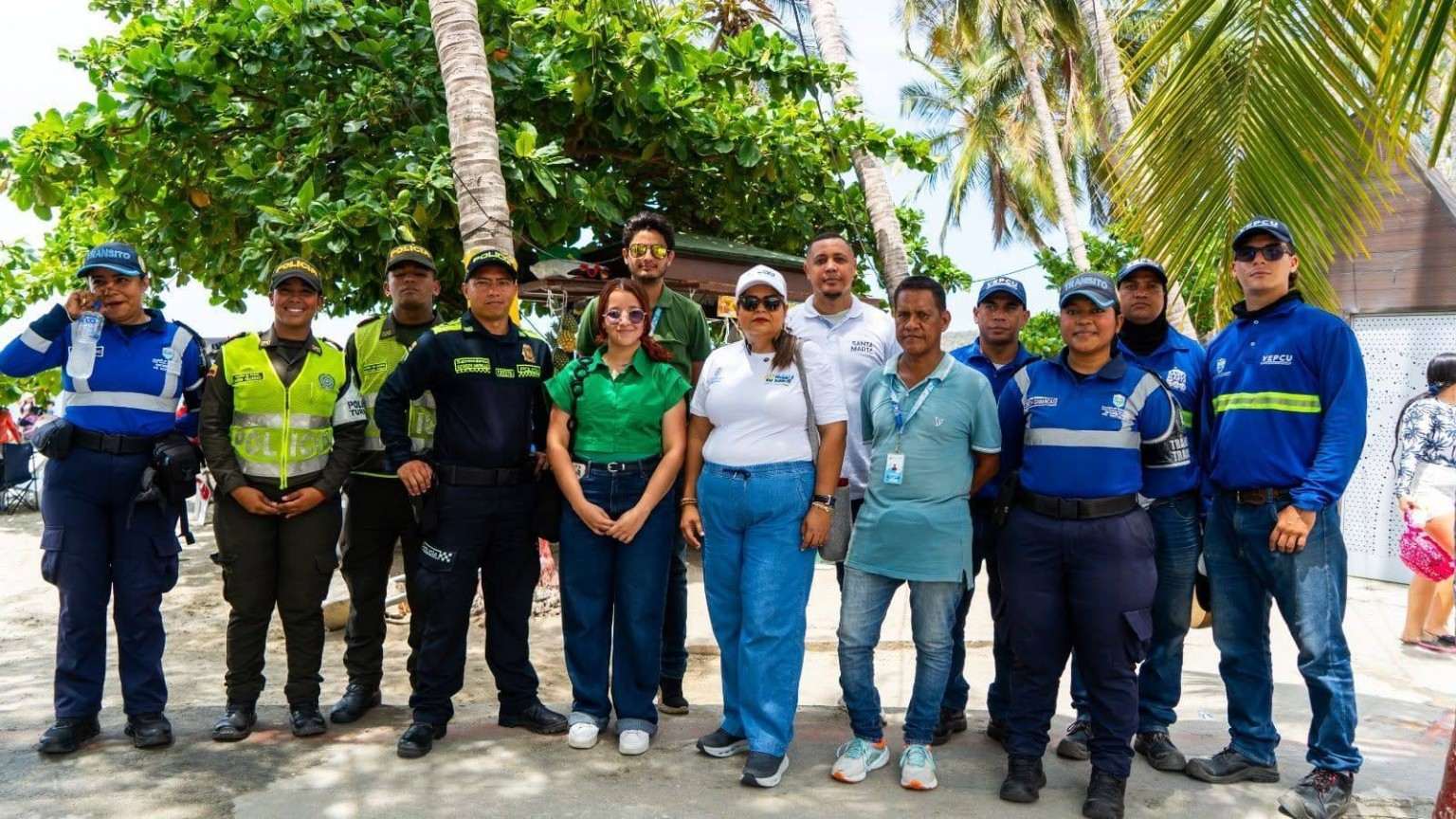 ¡En Santa Marta se cuida al turista! Alcaldía atiende salud y seguridad en playas y sitios clave