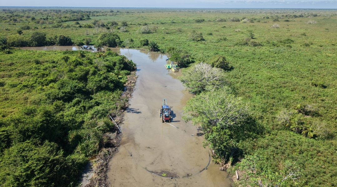 Obras de recuperación del río Sevilla alcanzan un 63 % de avance