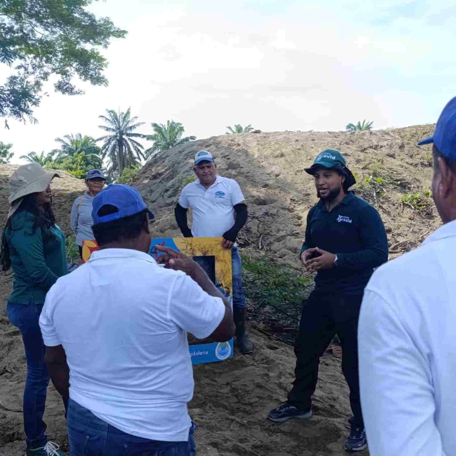Siembran 395 árboles en la cuenca baja del río Frío, en Ciénaga